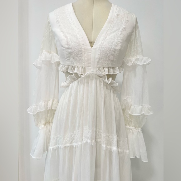 PatBO Lace-Trim Maxi Dress - Picture 7 of 12